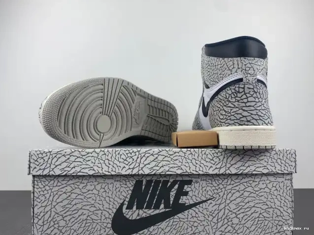Cheap Kickmax Air High 1 Cement White DZ5485-052 Jordan OG 0509